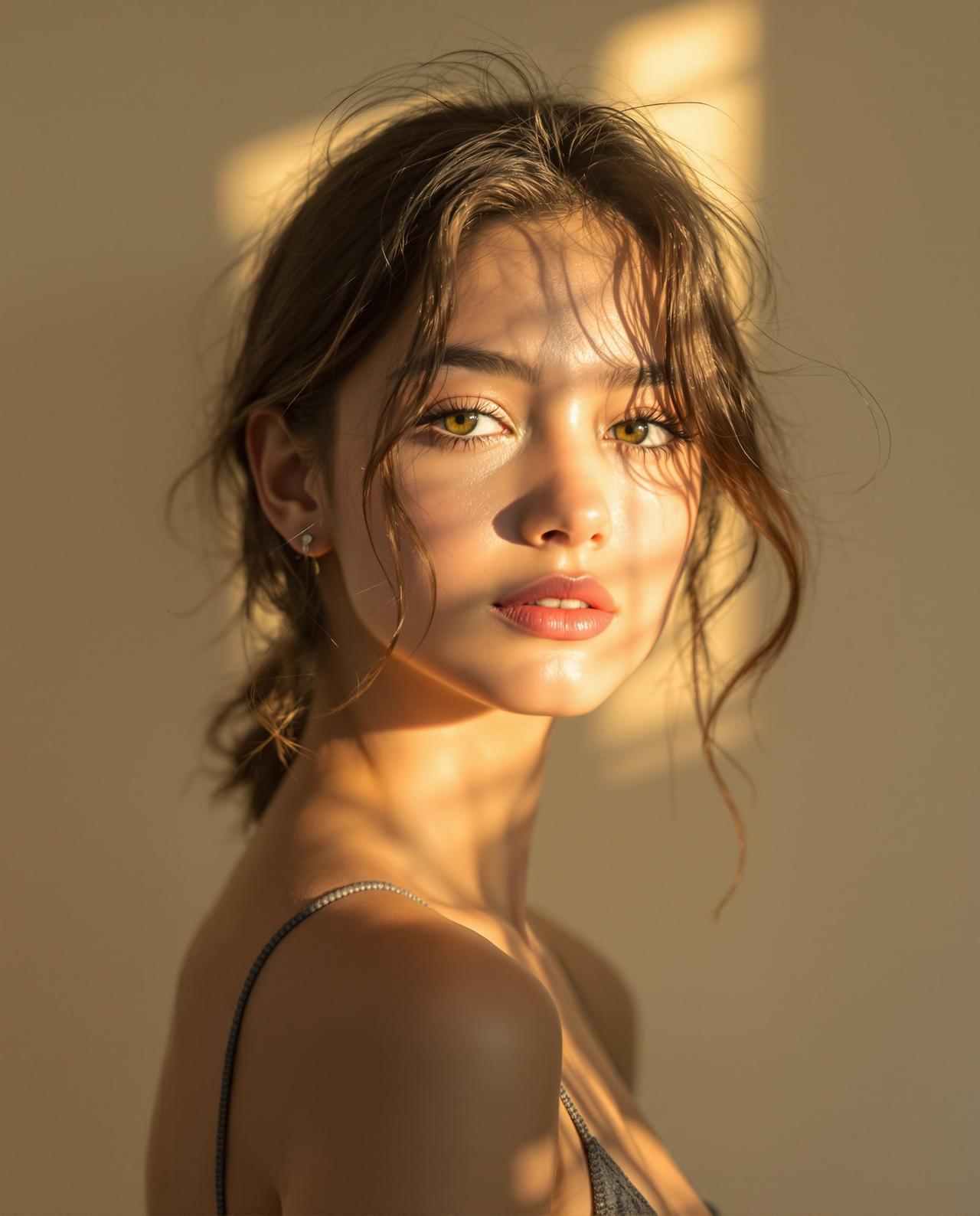 写真视频网 - 晨光下的纯欲少女